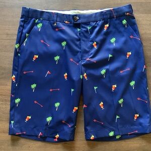 Loudmouth Heritage Golf Shorts | Hideaway | 36